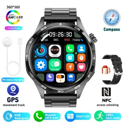 Image de Smartwatch Homme GPS NFC Écran AMOLED