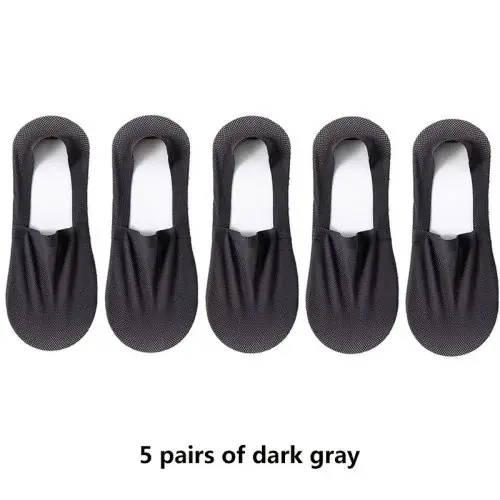 5 paires de foncé gris