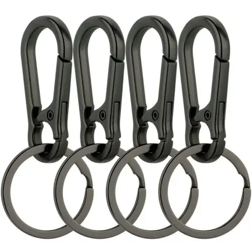 Noir métal - 4 pcs