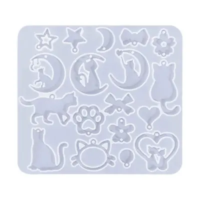 Image de Moule Silicone DIY pour Boucles d'Or诸 Pendentifs & Porte-Clés