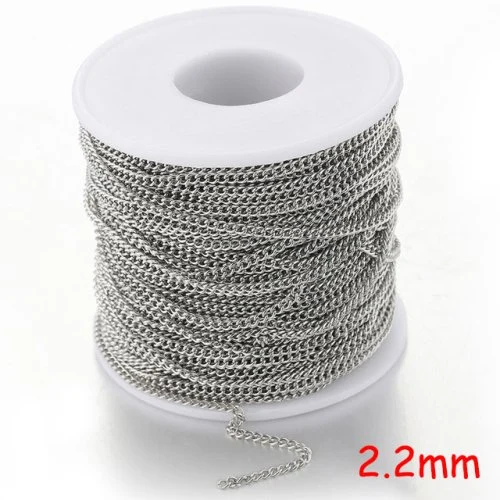 Platte ketting 2.2mm