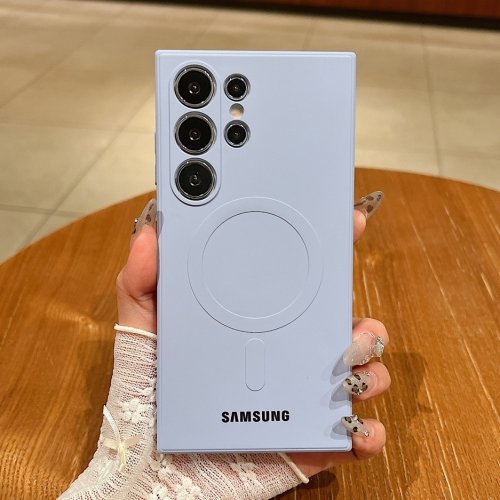 Bild von Magnetische Silikonhülle mit MagSafe-Kompatibilität für Samsung Galaxy S26 Ultra, S25, S24, S23 Ultra, S26 Plus und S25 FE – Schutzhülle mit Linsenschutz und weichem Softcover