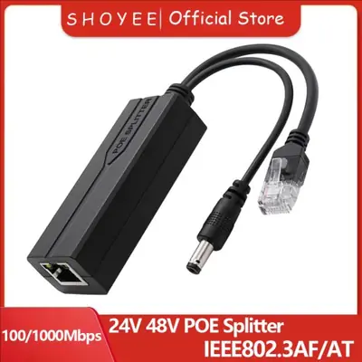 Image de Répartiteur PoE 24V/48V vers 12V/5V - Alimentation Ethernet Plug & Play