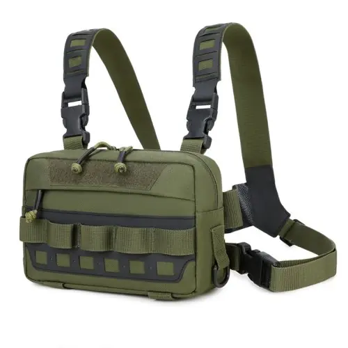 Image de Sac de Poitrine Tactique Étanche - Sport & Moto