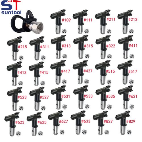 Image of Premium Reversible Airless Spray Nozzle Tips for Paint Sprayers – Compatible with 427, 527, 413, 623, 627, 827, 829, 625 Models