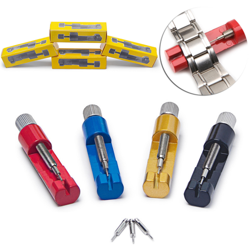 Imagen de Kit de Herramientas para Reparación y Ajuste de Correas de Reloj - Incluye Abridor de Correa, Separador de Eslabones y Accesorios para Mantenimiento de Relojes de Acero