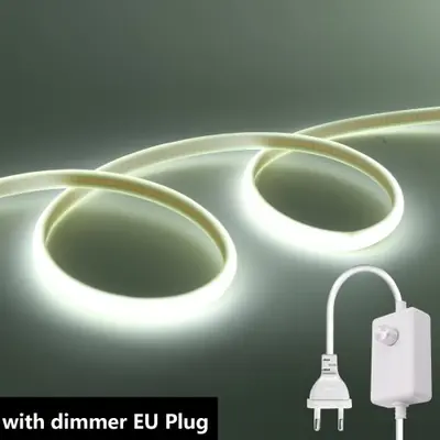 Image de Bande LED COB 220V avec Variateur - Étanche IP67