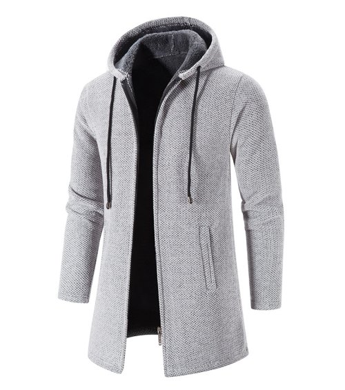 Image de Hoodie Oversize Homme - Sweat à Capuche Zippé Hiver 2025
