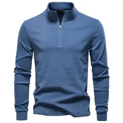 Image de Sweat Polaire Homme Col Montant - Automne Hiver 2025