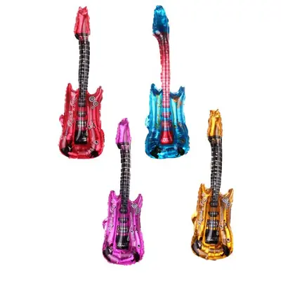 Image de Ballons Guitare Rock - Déco Fête Musicale