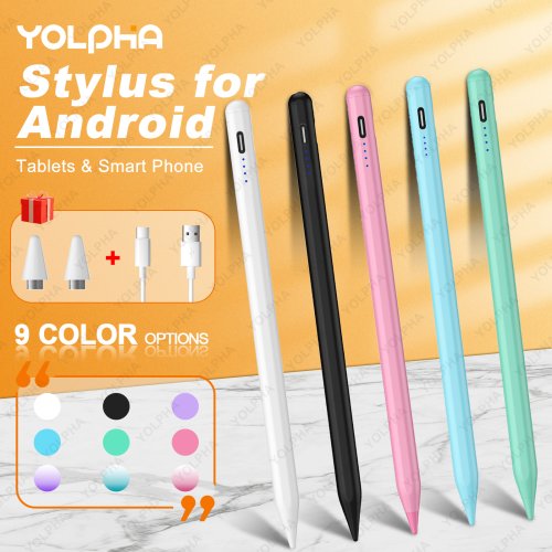 Immagine di Penna Stilo Universale per Tablet Android, Touch Pen per Smartphone iPhone, Penna Capacitiva Compatibile con Xiaomi, Huawei, Samsung e Altri Dispositivi