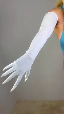 Image de Gants Faux Cuir 70 cm - Écran Tactile & Vin Mat