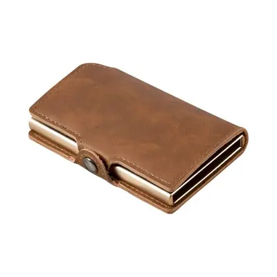 Image de Portefeuille Homme Mince en Cuir avec Protection RFID