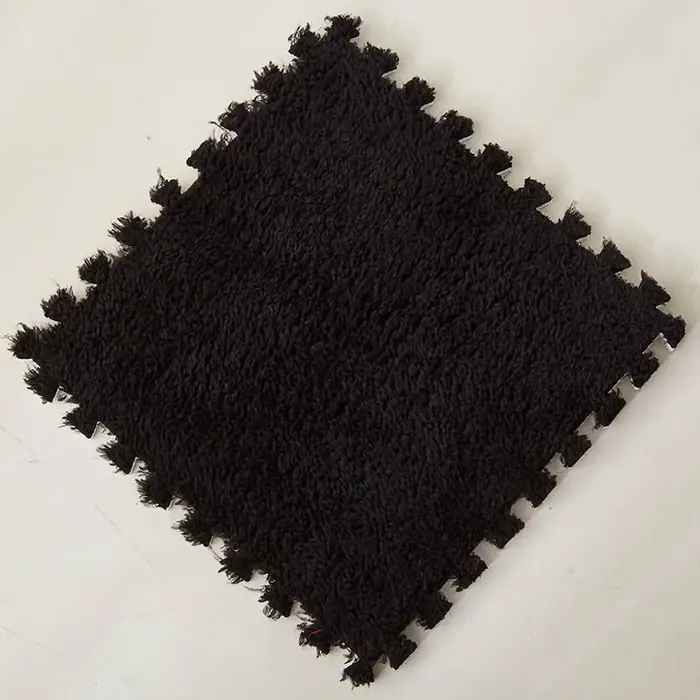 Image de Tapis Puzzle Peluche Douce 30x30 cm - Jeu & Déco Bébé