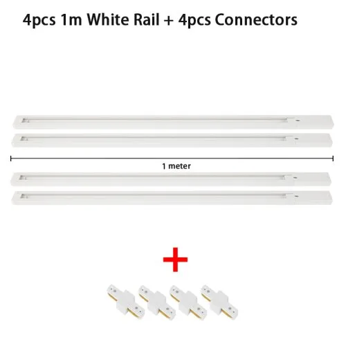 4pcs 1m blanco