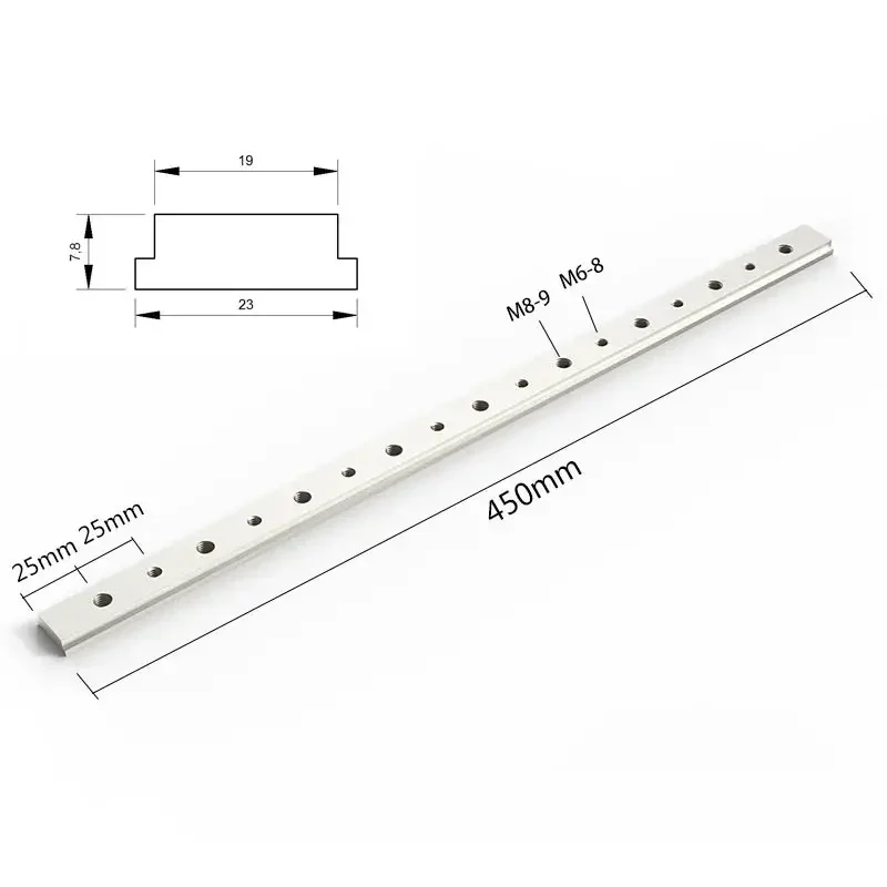 45cm met gat