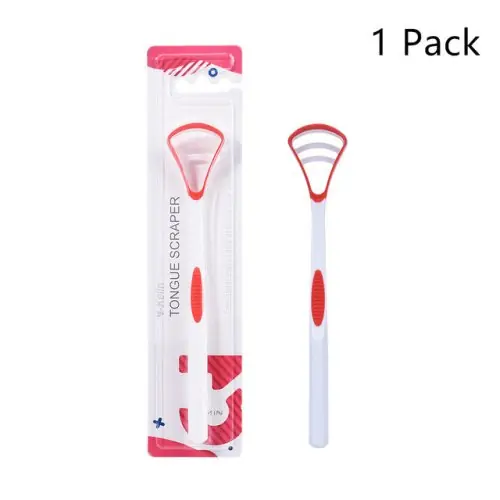 Image de Grattoir à Langue en Silicone - Haleine Fraîche en 10s