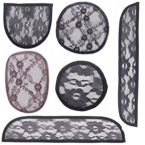 Image de Filet de Dentelle Suisse 5 Pièces pour Perruques