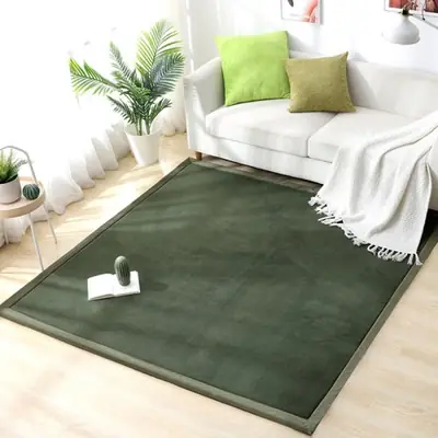 Image de Tapis Polaire Épais Confortable pour Chambre ou Salon