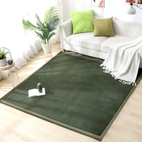 Image de Tapis Polaire Épais Confortable pour Chambre ou Salon