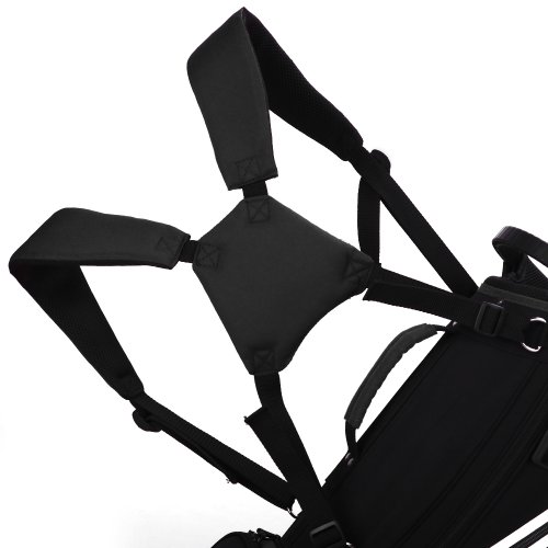 Image of Comfortable Double Shoulder Adjustable Padded Golf Bag Strap Replacement for Enhanced Carrying Experience