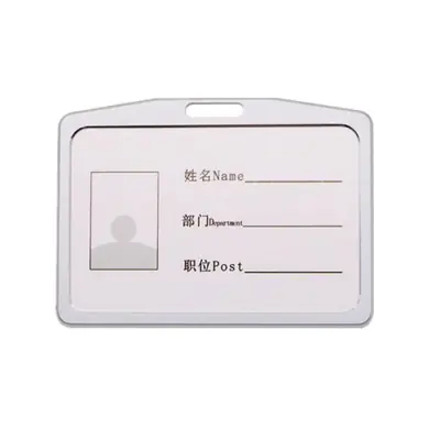 Image de Porte-Cartes ID en Plastique ABS avec Clip