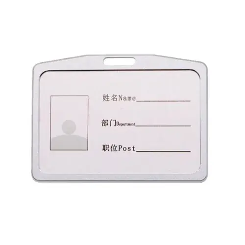 Image de Porte-Cartes ID en Plastique ABS avec Clip