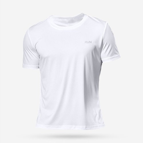 Immagine di Maglietta da Allenamento Uomo in Tessuto Tecnico ad Asciugatura Rapida – T-Shirt Sportiva Manica Corta per Bodybuilding, Corsa e Palestra, Taglia Oversize