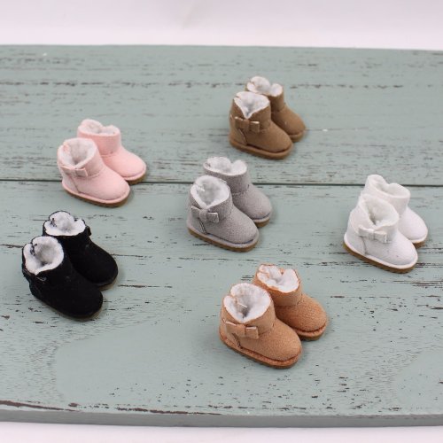 Immagine di Scarpe Invernali per Bambola Blyth - Stivali da Neve Miniatura in Gomma, Accessorio per Bambole Icy DBS, Dimensioni Circa 3-5 cm