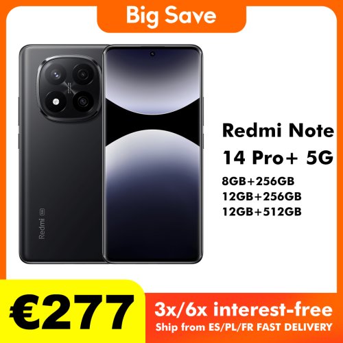 Imagen de Xiaomi Redmi Note 14 Pro+ 5G: Potencia y Estilo en tu Mano