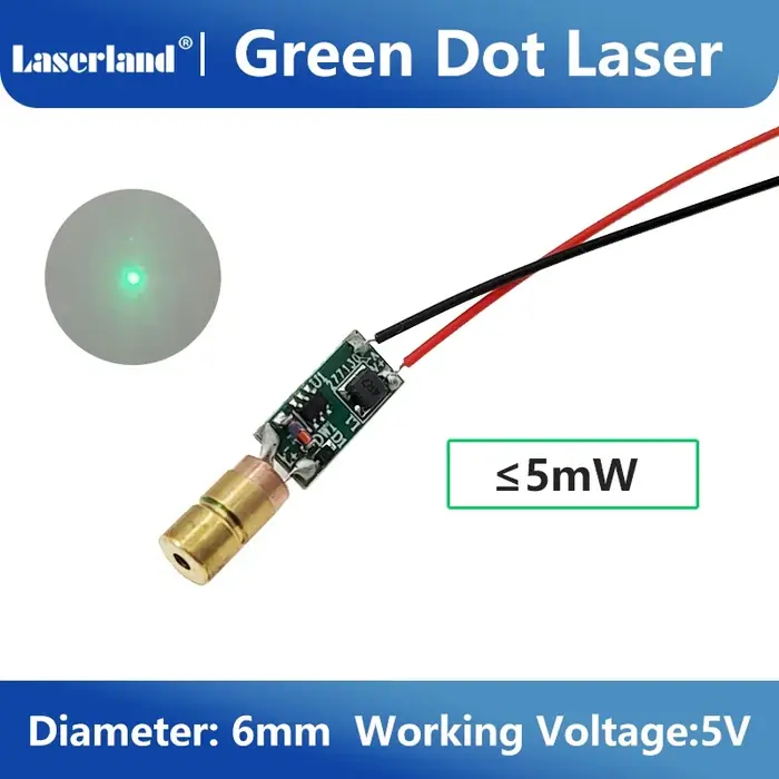 Groen punt 6 mm 5 mW