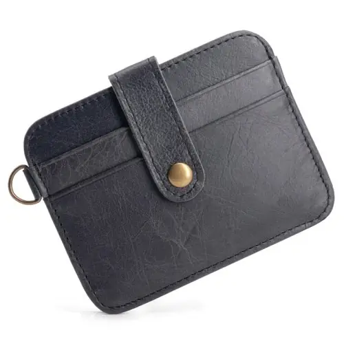Image de Portefeuille Mince Homme en Cuir Véritable