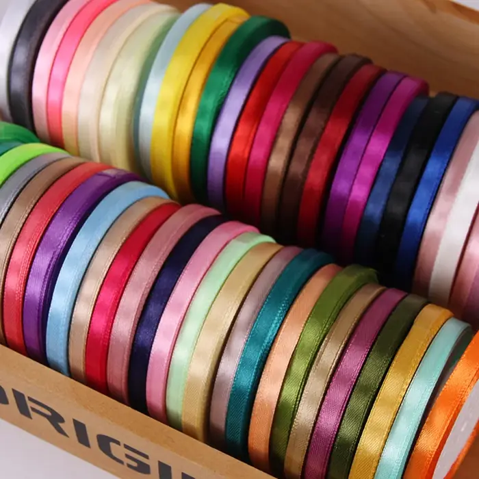 Image de Ruban Satin Soie 6mm - 25 Yards