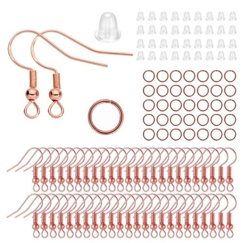 300Pcs różowy złoty