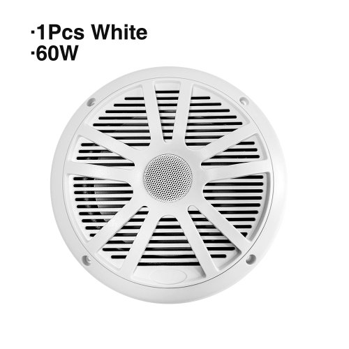 Afbeelding van 6.5 Inch 1PCS 60W Marine Speakers Waterdicht Weerbestendig Stereo Boot Luidsprekers voor Jachten golfkar ATV UTV Schip Sauna