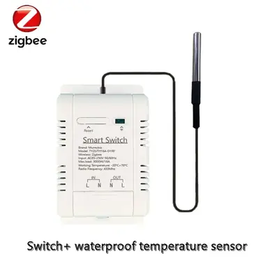 Image de Interrupteur Intelligent Zigbee avec Capteur Température & Humidité