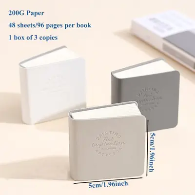 Image de Mini Carnet de Croquis 50x50mm - 3 Pièces