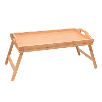 Image de Plateau de Lit Pliable en Bambou