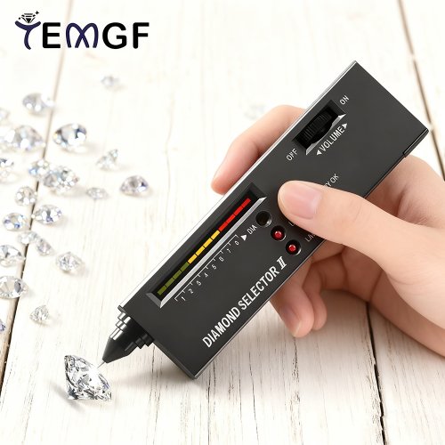 Image of Portable Diamond Gemstone Tester Pen with LED Indicator – Accurate and Reliable Jewelry Testing Tool for Professionals and Enthusiasts
