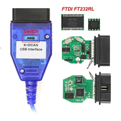 Interface K+DCAN USB pour BMW - Diagnostic OBD2