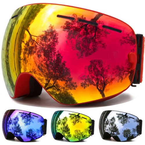 Image of Premium Anti-Fog Ski Goggles with UV Protection and Interchangeable Lenses for Men, Women, and Youth – Ideal for Winter Snow Sports