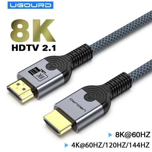 Afbeelding van HDMI 2.1 Kabel 8K UHD - Hoge Snelheid 48Gbps