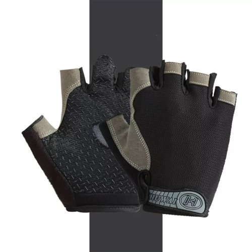 Bild von Sporthandschuhe – Halbfinger-Sommerhandschuhe für Herren und Damen, leicht, rutschfest und verschlei...