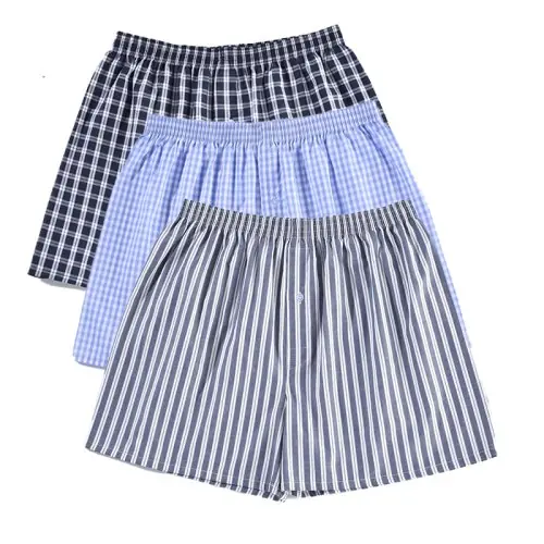 Image de Boxers Hommes Coton - Ensemble 3 pièces Confort Été