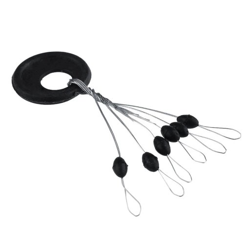 Zdjęcie 600 sztuk 100 zestaw grupowy gumowe fasole kosmiczne owalny korek spławik wędkarski na akcesoria wędkarskie muchowe Spinner Bait Fish Tool