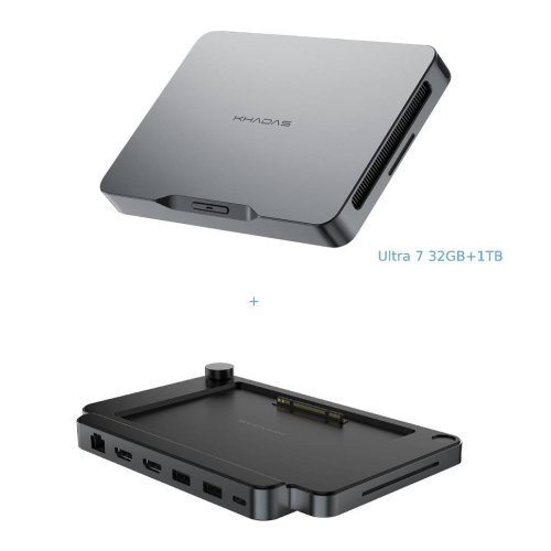 Bild von Khadas Mind 2 Mini PC mit Dock & eGPU – Perfekter Familien-Workstation Bundle