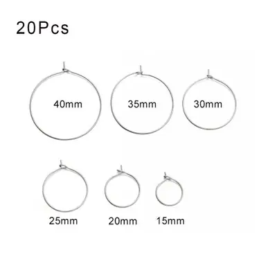 Image de Boucles d'oreilles en acier inoxydable - Kit DIY pour création de bijoux