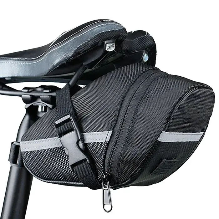 Image de Sac de Selle Étanche pour Vélo - Rangement Arrière Compact