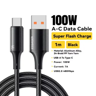 Image de Câble USB-C 100W Rapide pour Smartphones