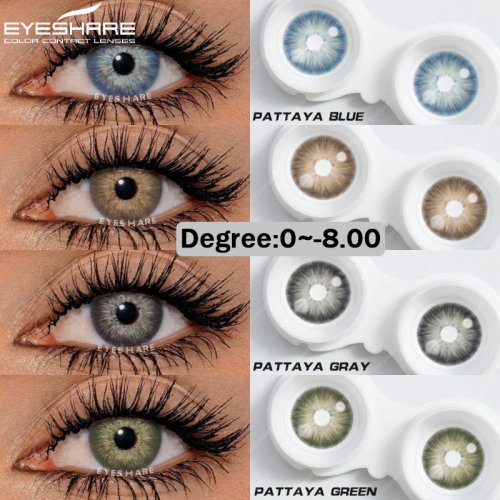 Afbeelding van Gekleurde Contactlenzen met Dioptrie – Bruin & Blauw Oog Effect